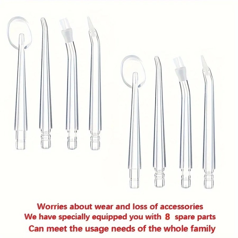 Universal Water Flosser Replacement Tips Water Flosser Nozzles for Deep Oral Care