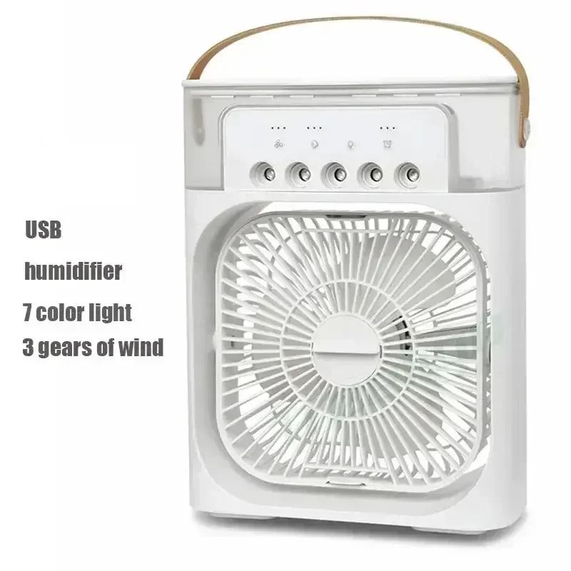 Arctic Glow Portable Air Cooler Humidifier & LED Night Light Fan