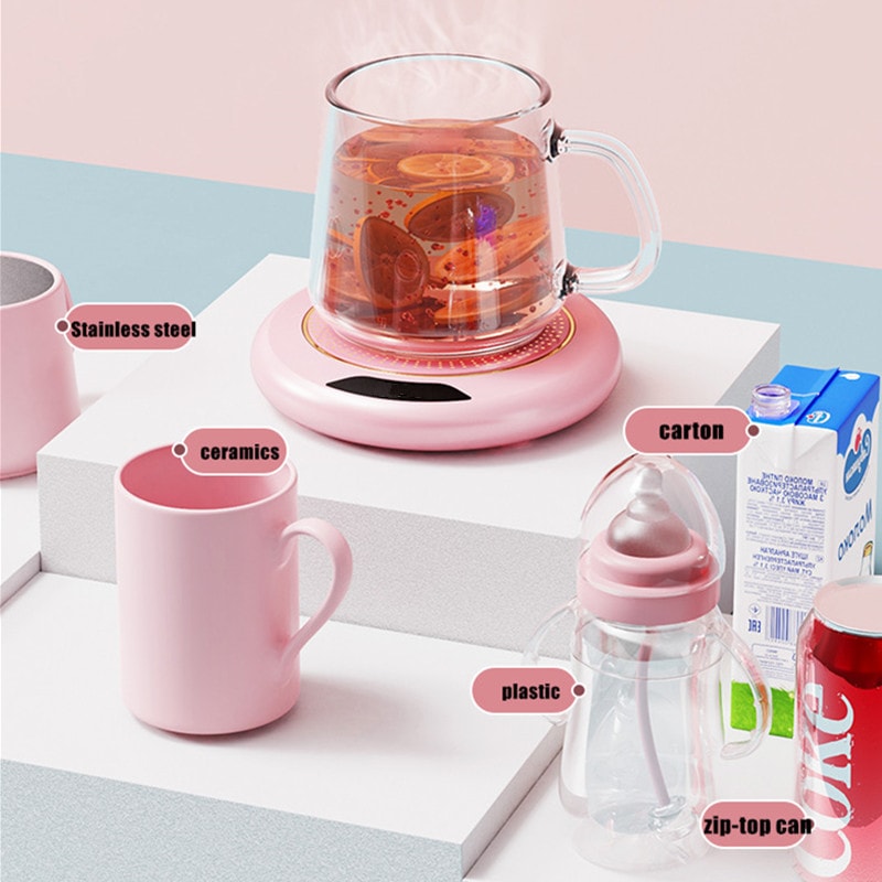 Warm Sip USB Mug Warmer Coaster Heat Settings for Coffee & Tea
