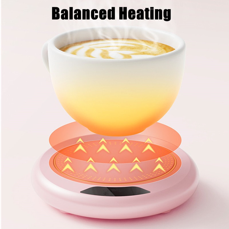 Warm Sip USB Mug Warmer Coaster Heat Settings for Coffee & Tea