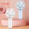 USB Rechargeable Handheld Fan Quiet Portable Cooling Fan For Makeup Travel And Desk Use 2