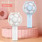 USB Rechargeable Handheld Fan Quiet Portable Cooling Fan For Makeup Travel And Desk Use 2