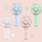 USB Rechargeable Handheld Fan Quiet Portable Cooling Fan For Makeup Travel And Desk Use 3