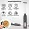 USB Rechargeable Milk Frother Wand Speeds and Dual Whisks for Coffee & Match