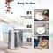 USB Rechargeable Milk Frother Wand Speeds and Dual Whisks for Coffee & Match