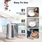 USB Rechargeable Milk Frother Wand Speeds and Dual Whisks for Coffee & Match