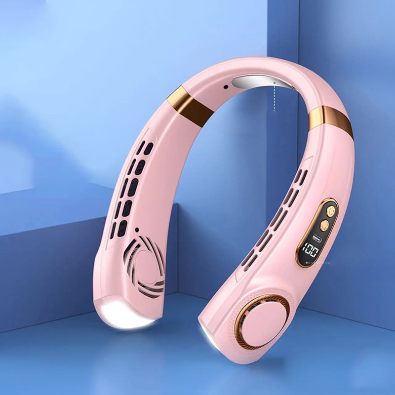 Rechargeable Bladeless Neck Fan Hands Free Portable Cooling Fan With USB Charging 6