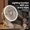 Rechargeable Camping Fan With LED Light Portable Clip On Desk And Ceiling Air Circulator 1