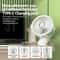 Rechargeable Camping Fan With LED Light Portable Clip On Desk And Ceiling Air Circulator 3