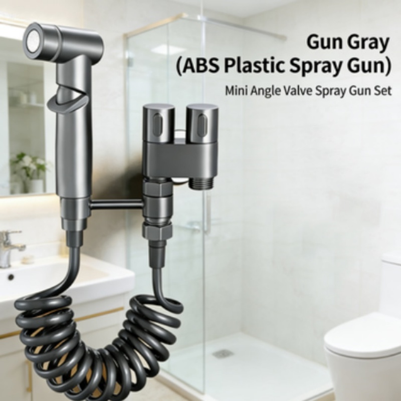 Premium Dual Mode High Pressure Handheld Toilet Spray Gun Bathroom Cleaning Kit 1
