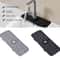 Premium Silicone Kitchen Sink Splash Guard & Draining Mat with Sponge Rack