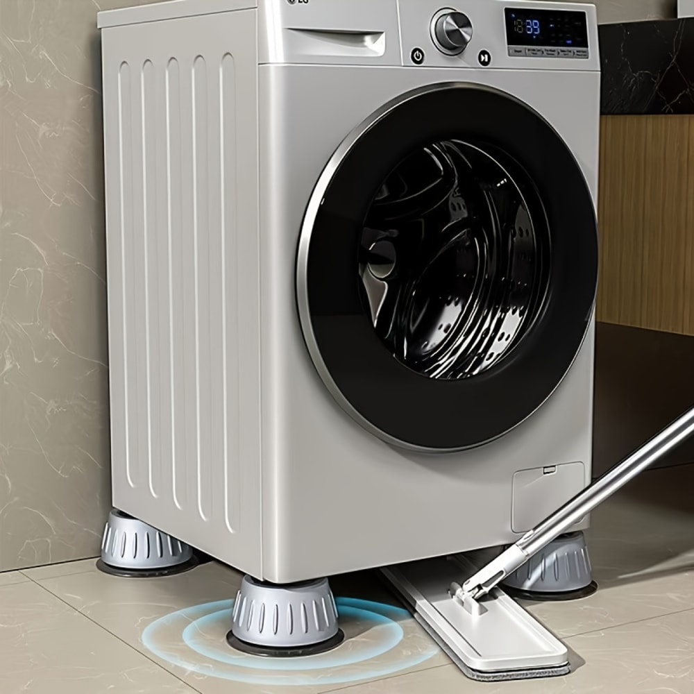 Anti Vibration Washing Machine Feet Pads Noise Reducing Non Slip Appliance Stabilizers