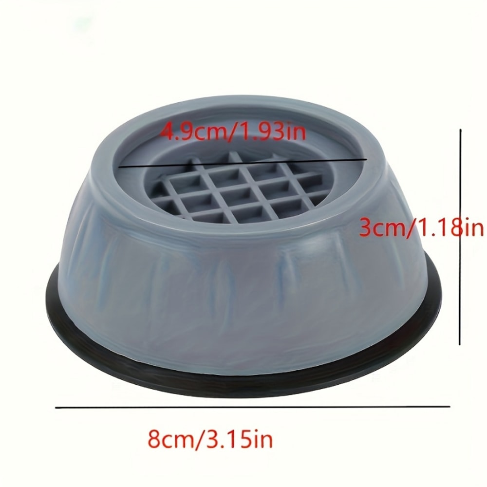 Anti Vibration Washing Machine Feet Pads Noise Reducing Non Slip Appliance Stabilizers