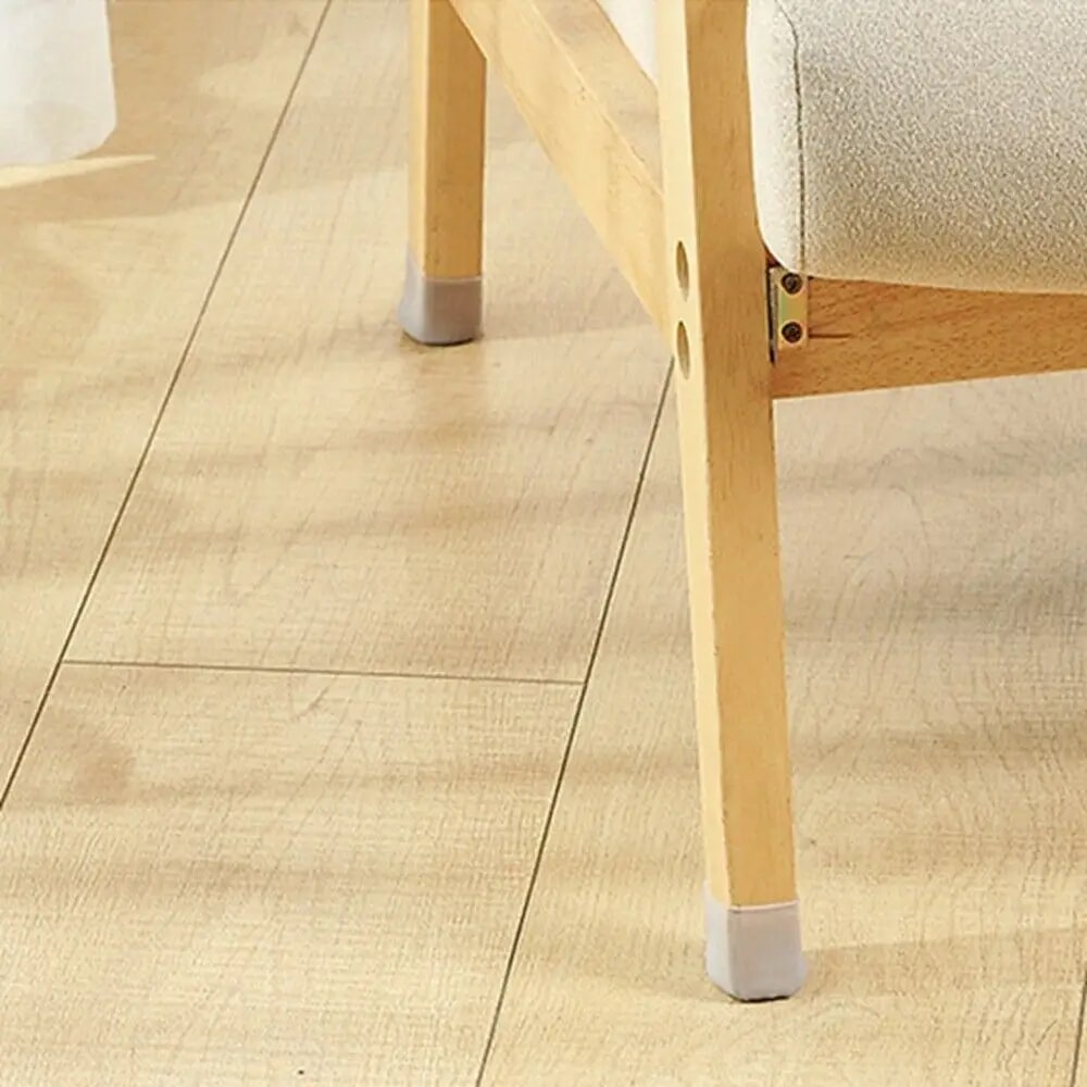 Silicone Chair Leg Floor Protectors Non Slip Furniture Pads for Quiet Scratch Free Floors