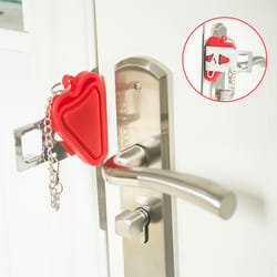 security portable travel door lock & hotel safety lock for added room protection