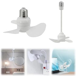 quiet breeze ceiling socket fan for bedroom kitchen and small spaces