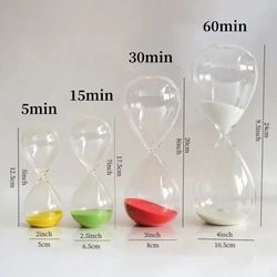 Modern Minimalist Colored Sand Glass Hourglass: Creative Home Decoration