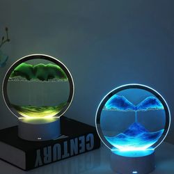 16-Color USB Sandscape Table Lamp: Creative Quicksand Night Light