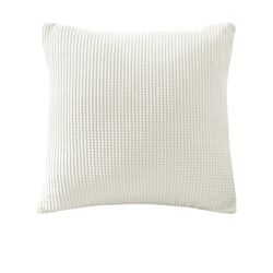 Jacquard Cushion Covers | Polar Fleece Decorative Pillowcase | Solid Square Modern Home Decor