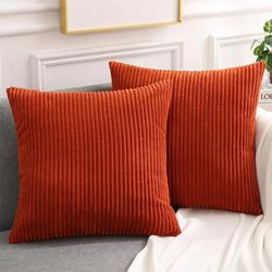 Soft Corduroy Cushion Cover: Luxury Home Pillowcase for Sofa