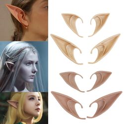 Halloween Latex Elf Ears: False Ears Props for Dress Up, Cosplay, Party Decoration - 1 Pair