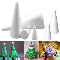 Polystyrene Styrofoam Foam Tip Cone for Craft DIY: Handmade Party, Celebration, Festival Decorations