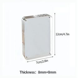 Dried Flower Frame Storage Box: Transparent Display Picture Frame for Jewelry & Home Wall Decoration