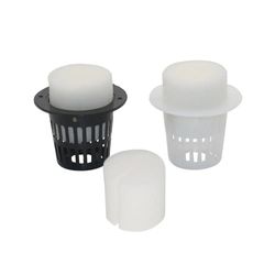 20Pcs Plant Nursery Mesh Cups: Hydroponic Soilless Growing Baskets for Vegetable Planters