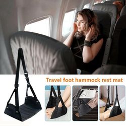 Premium Memory Foam Airplane Footrest Hammock for Travel Comfort