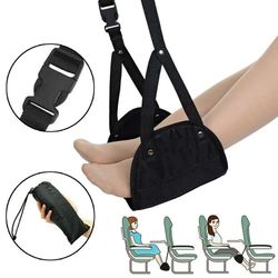Premium Memory Foam Travel Airplane Footrest: Comfy Hanger for Relaxation on Flights, Patio Furniture, Hanging Chair, Ca
