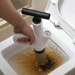 Stainless Steel Toilet Pipe Dredger: Household High-Pressure Tool Set