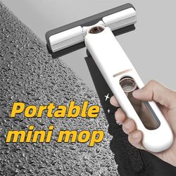 Compact Squeeze Mop: Ideal for Home, Kitchen, Car, Desk, Glass & More!