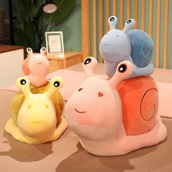 20/30cm Cartoon Snails Plush Toys: Soft Kawaii Snail Dolls, Perfect Girls' Birthday Gift