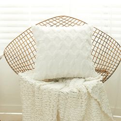 solid block diamond embroidery cushion cover for modern living room decor