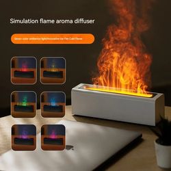 USB Plug-in Flame Humidification Diffuser for Office & Home