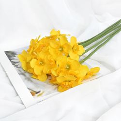 Artificial Narcissus Bouquet: Home, Garden & Party Decoration