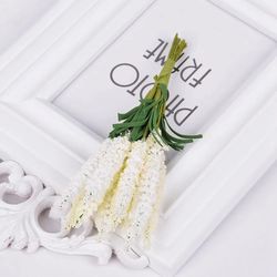 Lavender Foam Fake Flowers Bouquet - DIY Home Decor & Wedding Decorations