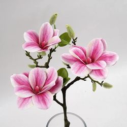 magnolia artificial flowers - white home decor