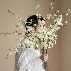 white fake flowers for home & wedding decoration