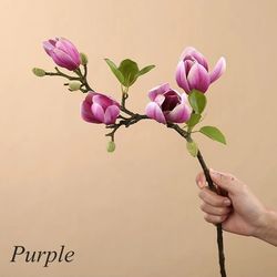 simulation magnolia fake flowers - diy home decoration bouquet