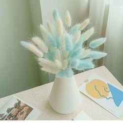 bunny rabbit tail grass dried flowers bouquet
