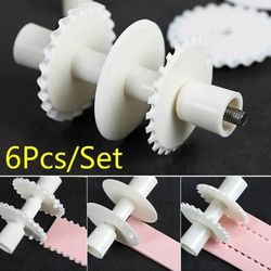 fondant ribbon roller cutters for cake decoration mold & diy dough cutting tool