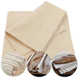 linen fermented cloth dough bakers pans for proving bread baguettes & baking pastries