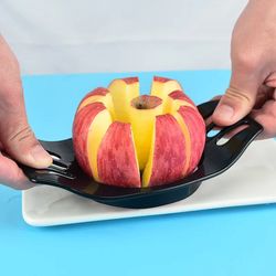 Effortlessly Slice Apples with Stainless Steel Apple Cutter - Time-saving Kitchen Tool for Quick Slicing