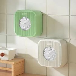 plastic bag storage box: organize saran wrap, food covers, and more - kitchen accessories