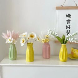 Nordic Ceramic Vase Wedding Decoration Ins Crafts Desktop Ornament Room Decor