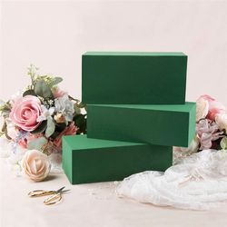 diy floral foam bricks for flower arrangement craft - florist styrofoam blocks, flowers packing mud - craft supplies