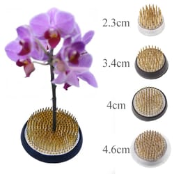 round ikebana flower frog rubber base holder art arranging tool floral decor pot
