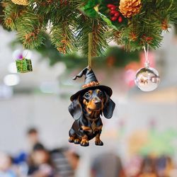 Cute Dog Car Hanging Pendant for Home & Halloween/Christmas Decor - Window/Backpack Ornament