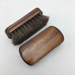 New Household Helper: Black Care Felt Boots Cream & Pony Brush Polishing Tools Attachment for Grinding Horse Hair Shoes